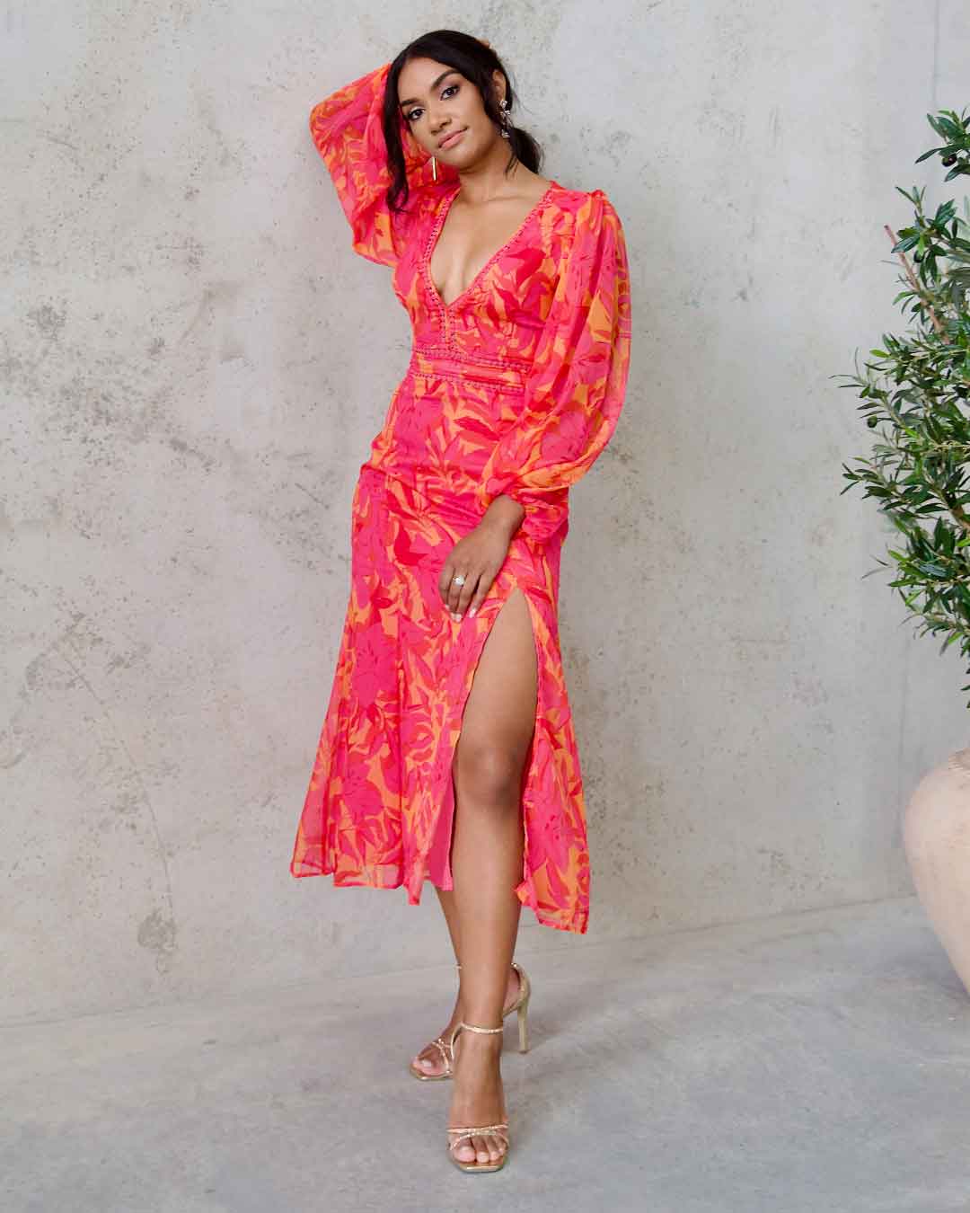 isadora organza midi dress Isadora Organza Midi Dress