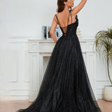 Ariella One Shoulder Gown - Black