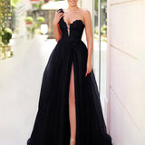 Ariella One Shoulder Gown - Black