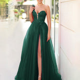 Ariella One Shoulder Gown - Emerald