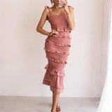 Adele Midi Dress Mauve Front