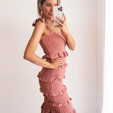 Adele Midi Dress - Mauve