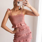 Adele Midi Dress Mauve Front