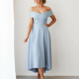 Belina Midi Dress- Baby Blue
