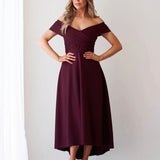 Belina Midi Dress - Mahogany