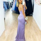 Taipei Satin Gown Lilac