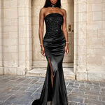Tory Strapless Gown Black