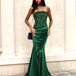 Tory Strapless Gown Emerald
