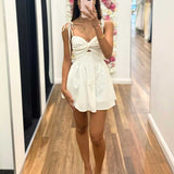 Dominique Mini Dress - White