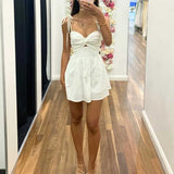 Dominique Mini Dress - White