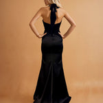 Vivian Satin Gown Black Back