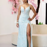 Willa Beaded Gown - Mint