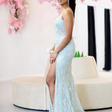 Willa Beaded Gown - Mint