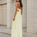 Willow Strapless Maxi Dress Butter back