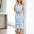 Adele Midi Dress - Baby Blue