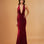 Alexis Gown Wine Front