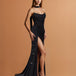 Alice Mesh Corset Gown Black Front