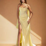 Alice Corset Gown Light Yellow Front