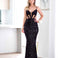 Alyssa Sequin Gown - Black