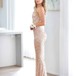 Amaya Sequin Gown - Gold