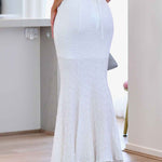 Amy Maxi Skirt - White