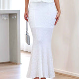 Amy Maxi Skirt - White