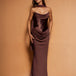 Anna Corset Gown Espresso Front