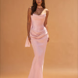 Anna Corset Gown Pale Pink FRONT