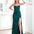 Armani Corset Satin Gown - Emerald