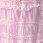 Calliope Maxi Top and Skirt Set Baby Pink Fabric