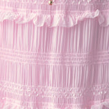 Calliope Maxi Top and Skirt Set Baby Pink Fabric