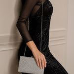 Amara Clutch Silver