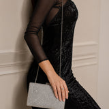 Amara Clutch Silver