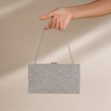 Amara Clutch Silver