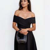 Belina Midi Dress Black Close