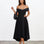 Belina Midi Dress Black Front
