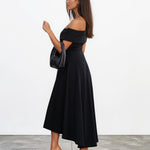 Belina Midi Dress Black Side