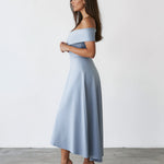 Belina Midi Dress Baby Blue Side