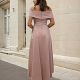 Belina Midi Dress Pink Back