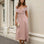 Belina Midi Dress Pink Front