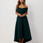 Belina Midi Dress Green Front
