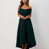 Belina Midi Dress Green Front
