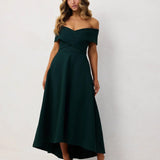 Belina Midi Dress Green Front