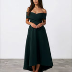 Belina Midi Dress Green Front