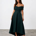 Belina Midi Dress Green Front
