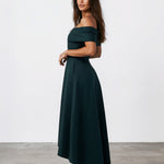 Belina Midi Dress Green Side