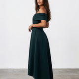 Belina Midi Dress Green Side