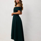 Belina Midi Dress Green Side