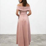 Belina Midi Dress Pink Back