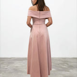 Belina Midi Dress Pink Back